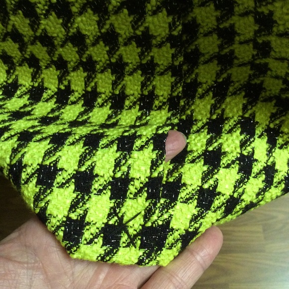 NWT Circus NY unique funky bold Sulphur Spring Houndstooth Blazer Bomber - Picture 7 of 16